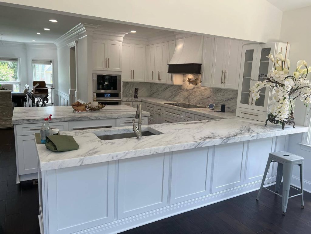 quartz countertops kitchen remodel Richmond VA modern design
