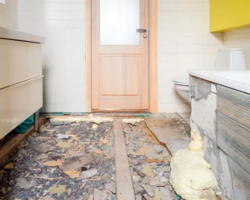 before bathroom remodel